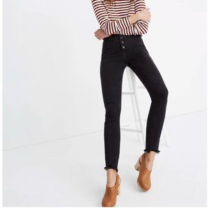 Madwell High-Rise Skinny Jeans in Black